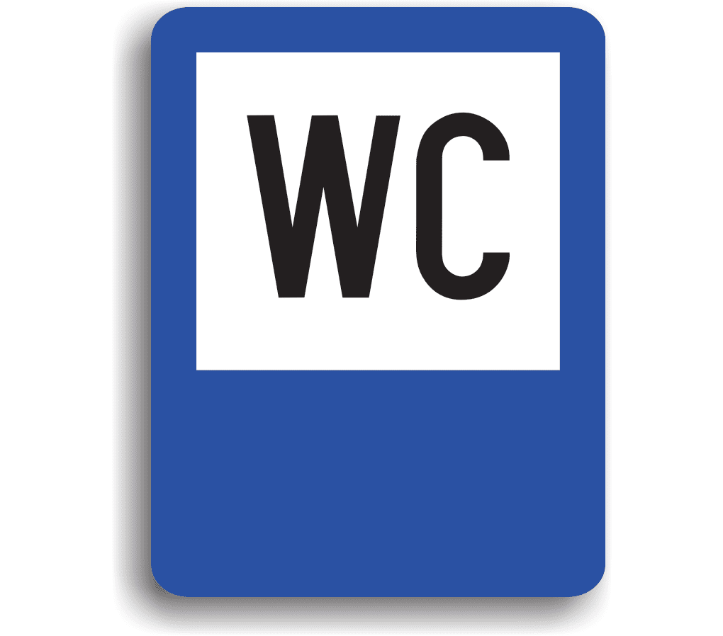 WC public, indicatoare rutiere