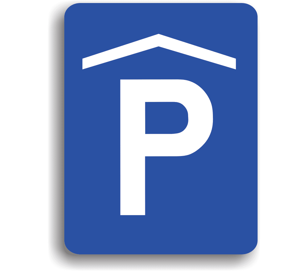 Parcare subterană sau în clădire, indicatoare rutiere
